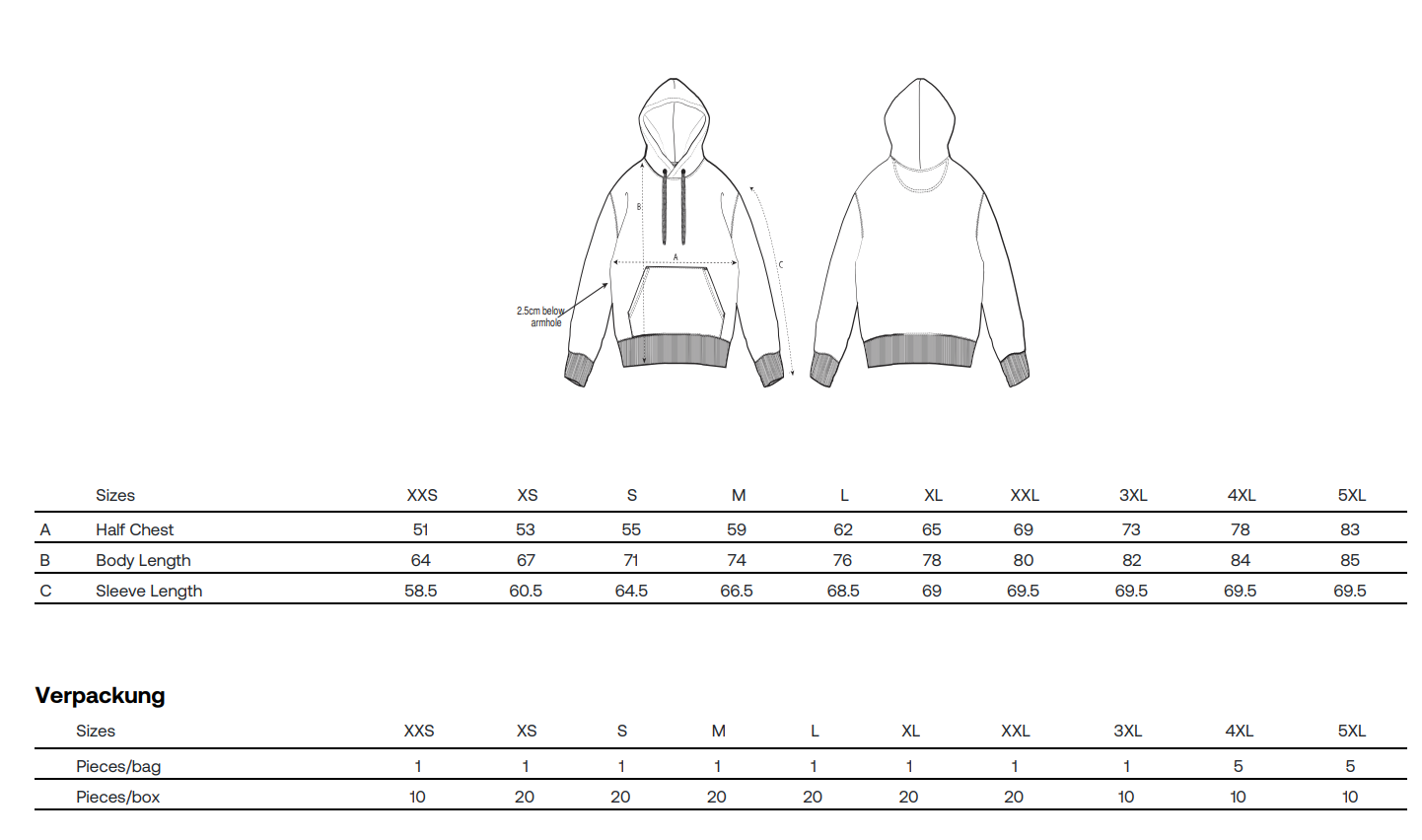 Hoodie Hooked Fishing Wear Schwarz Hooked Fishing Wear