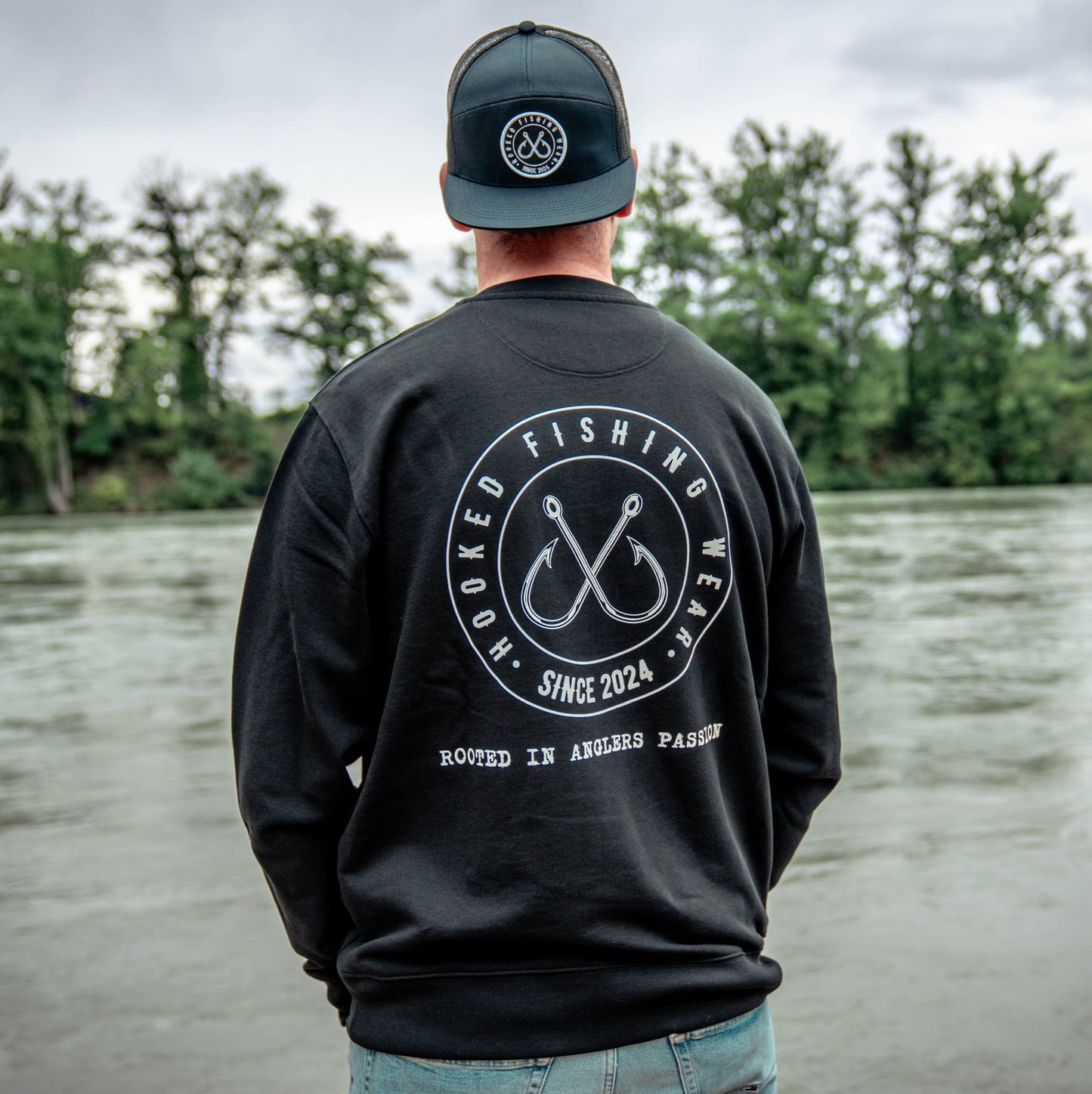 Hooked Fishing Wear Logo Sweatshirt